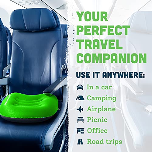 Ultralight Inflatable Camping Pillow for Neck & Lumbar Support