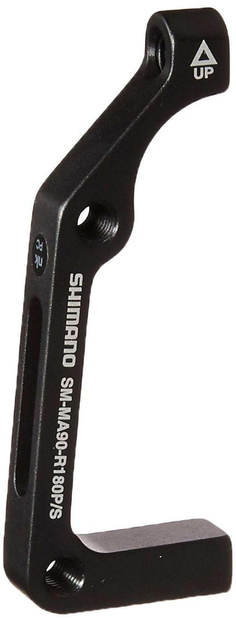 Shimano MA-90 Disc Brake Mounting Bracket (Black, 160-mm Post/is Rear)