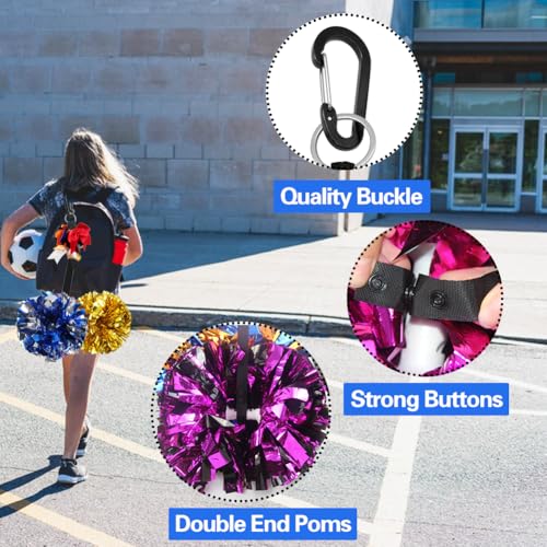 Pom Pom Holder for Cheerleaders - Black - 1 Pack