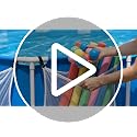 Wazitin 4-Piece Poolside Mesh Storage Bags Set for Above Ground Pools