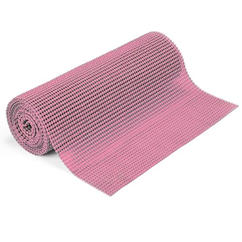 Extra Thick Non-Adhesive Shelf Liner - Pink, 12" x 48"