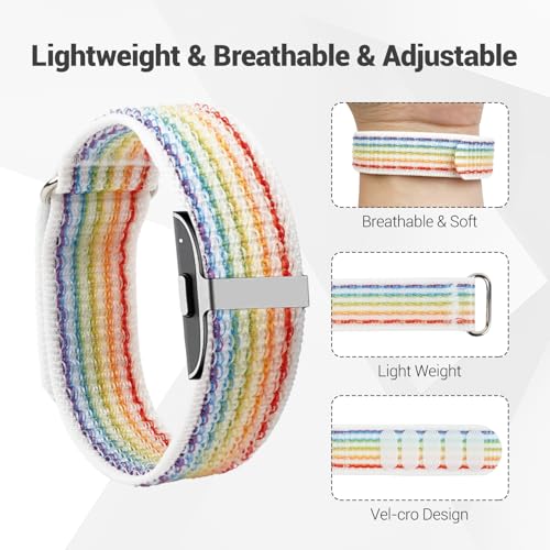 Nylon Loop Replacement Strap for Hume Health Band - Rainbow