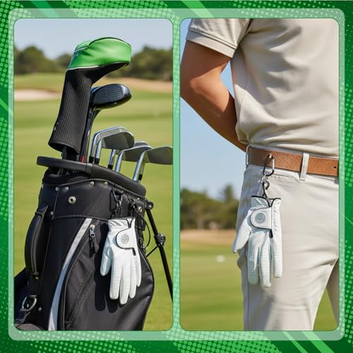 2-Pack Golf Glove Holder - Universal Hanger for Drying & Shaping