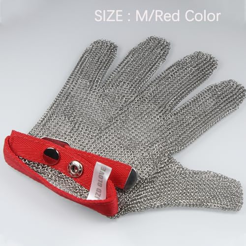 JZD stainless steel gloves, cutting resistant gloves, 304 stainless steel wire, anti cutting gloves