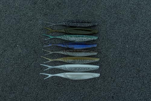 Jointed Hinge Minnow - 5" Electric Shad