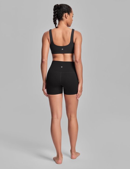 HeyNuts Women's U-Back Sports Bra - Low Impact Yoga Top with Built-In Padding | A-D Cups