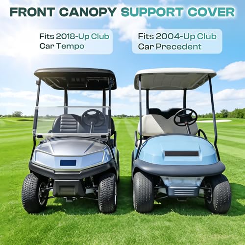 Drive Up Club Car Precedent Canopy Support Covers Front Set for 2004+ Golf Cart