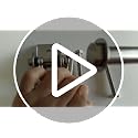 WAREMAID 1 Pack 360° Stainless Steel Swing Hanger - Heavy Duty Ceiling/Wall Mount Tow 1000 lb