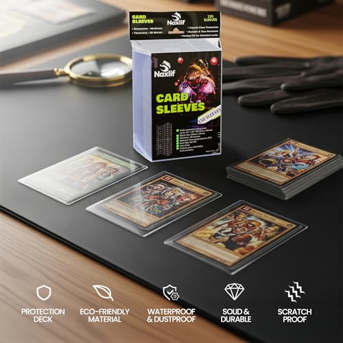 600 Clear Card Sleeves - Ultra Clear Trading Card Protectors