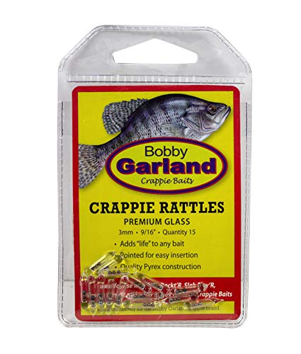 Crappie Rattles for Soft Plastic Jigs - 15 Count, 9/16"