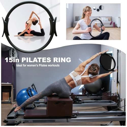 Complete Pilates Equipment Kit for Home Workouts - 6 Essential Tools