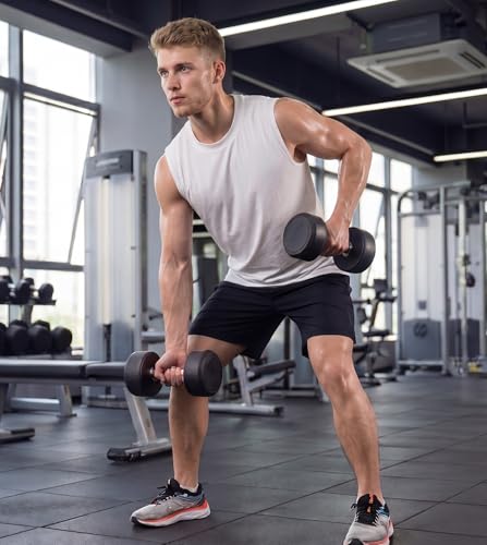 Men's Cotton Sleeveless Workout Tank Top - X-Large White