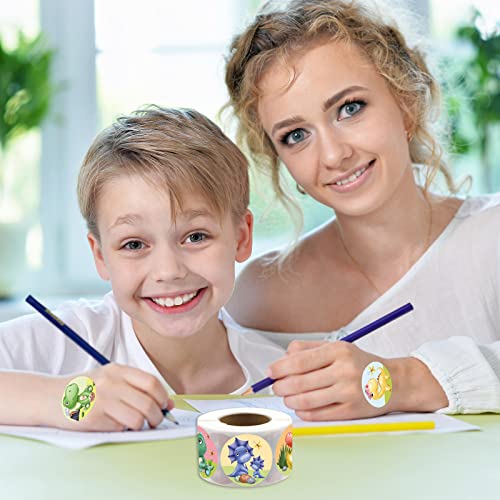 500-Piece Baby Dinosaur Sticker Set - Cute Decorative Labels for Kids