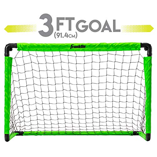 Mini Soccer Goal Set with Ball & Pump - Green, 36" x 24"