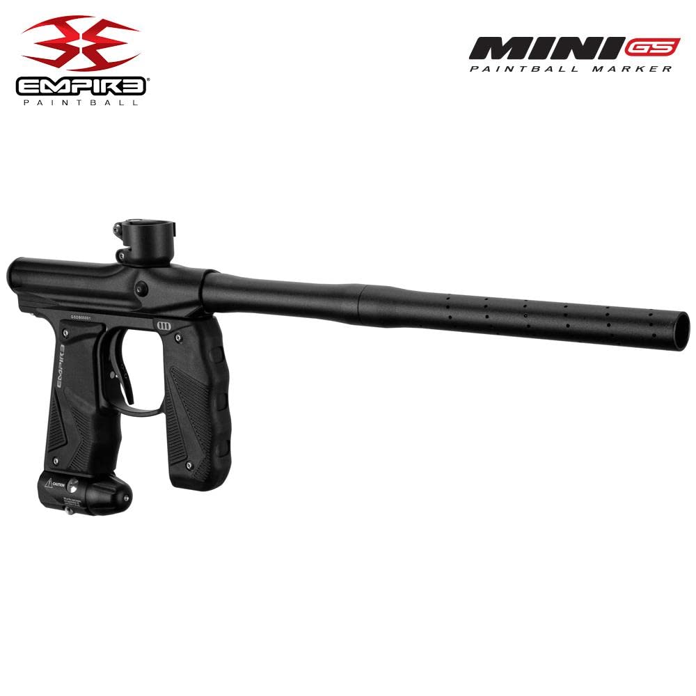 Maddog Empire Mini GS Tournament Elite Paintball Gun Starter Package B - Dust Black 2-pc Barrel