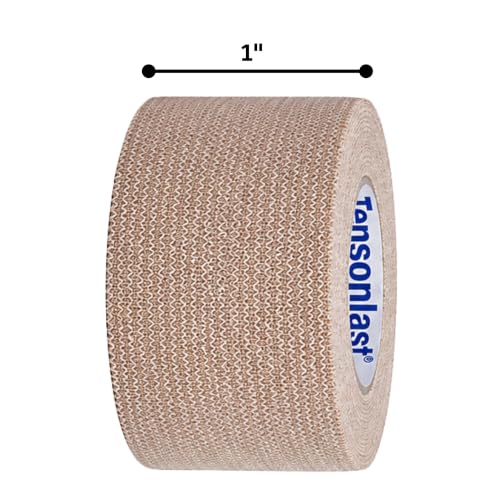 Elastic Adhesive Bandage - Tan 1" x 5 Yards Roll