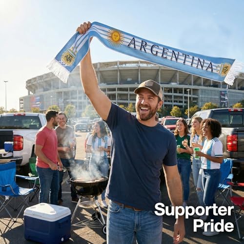 Uruguay Soccer Fan Scarf - Double-Sided Print, 55.11"