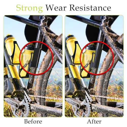 Bicycle Chainstay Protector Decal - 3 Pcs Adhesive Protection Stickers