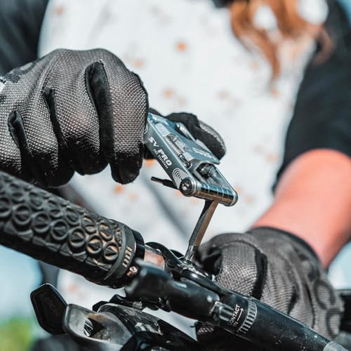 LEZYNE SV PRO 13 Bicycle Multi-Tool with Alloy Side Plates & Stainless Steel Bits – Compact Repair Kit