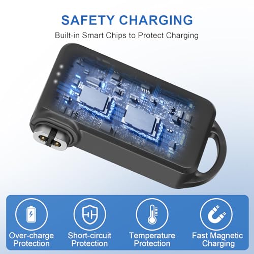 Portable Wireless Shokz Charger - 1 Pack, Magnetic Charging for AfterShokz Headphones