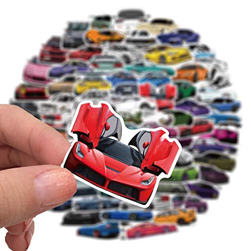 100 Waterproof Vinyl Stickers for Water Bottles & Laptops
