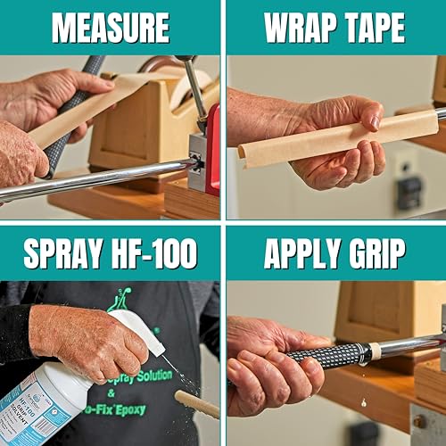 HF-100 Golf Grip Solvent - 32 oz Sprayer, Non-Toxic & Odorless