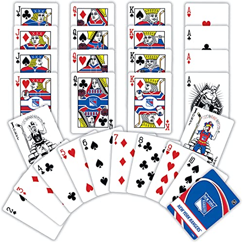 NHL Playing Cards - New York Rangers - 2.5" x 3.5"