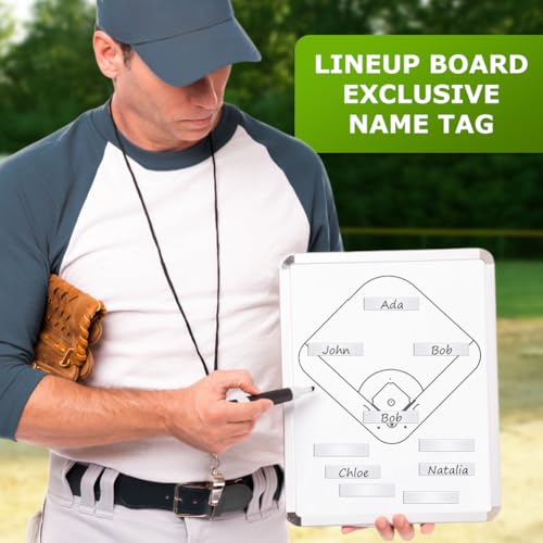 30 Magnetic Strips for Baseball Lineup Board - 0.5 x 2.35 Inch