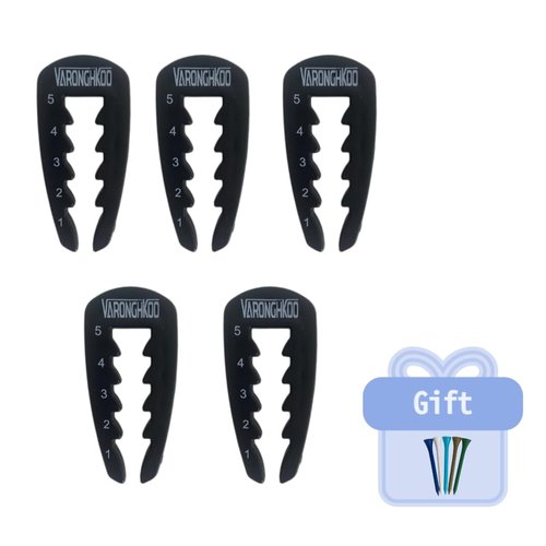 5/10PCS Adjustable Golf Tee Height Tool ProSet, Golf Accessories, Golf Training Aids, Tee Grip Golf Aid, Precision Height Setter for Consistent Swings & Ultimate Practice , Gift Golf Nails (10)