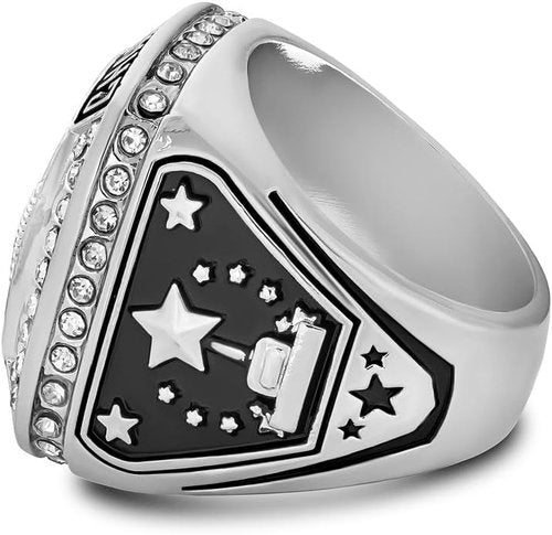 Express Medals Baseball Champion Trophy Rings - 1 to 12 Pack, Perfect for Awards