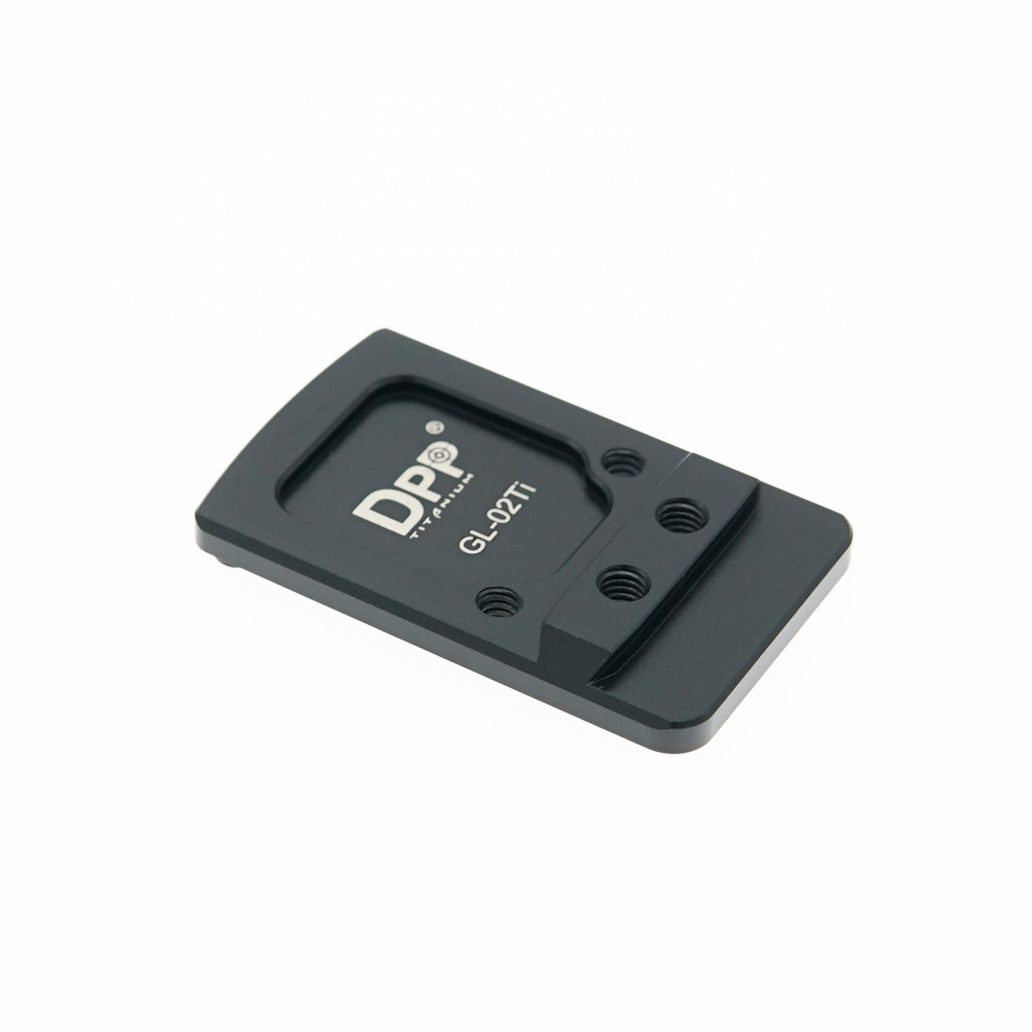 DPP Titanium Rear Sight Dovetail Mount Compatible with Glock Trijicon RMR/SRO&Holosun 407C/507C/508T and Osight C/XR (Titanium)