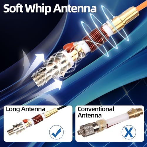 Dual Band VHF/UHF Ham Radio Antenna - SMA Female 15.3-Inch