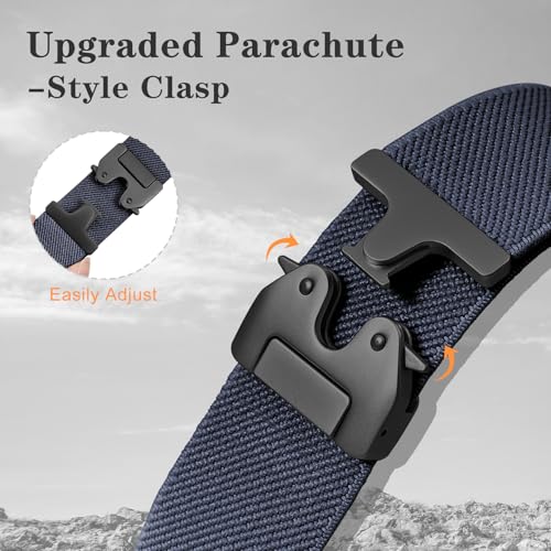 22mm Parachute Buckle Nylon Strap for Amazfit Bip 6/5 & GTR - Dark Blue