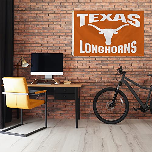 Texas Longhorns 3' x 5' Single-Sided Banner Flag with Grommets