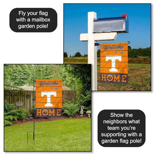 Tennessee Volunteers Welcome Double Sided Garden Flag - 12.5x18 Inch Yard Banner