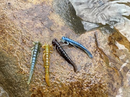 LIVEFLEX™ Creek Creature Soft Plastic Lure - 1.875" Siren Nymph