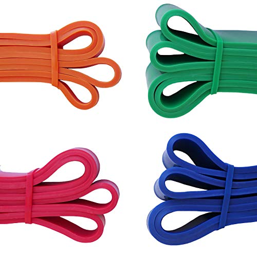 Fit Simplify Assorted Pull Up Resistance Bands Set for Strength & Therapy