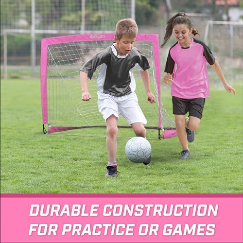 Portable Soccer Goals for Kids - 4x3 ft & 6x4 ft Options