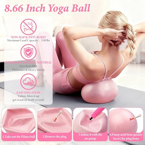 Complete Pilates Kit for Home Workouts - Resistance Bands & Accessories