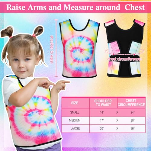 Janmercy Kid Compression Vest Tie Dye Small Age 2-4 & 5-9 Breathable Neoprene