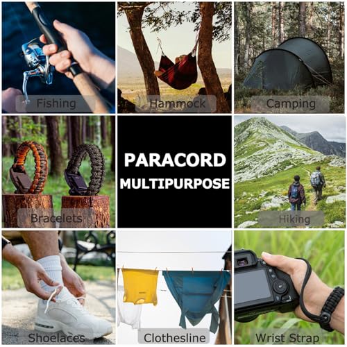 Paracord 240lb - Diameter 2mm Micro Utility Cord -3 Strand Parachute