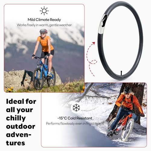 26 Inch Bicycle Inner Tube - Self-Sealing, Compatible with Mountain & Road Bikes
