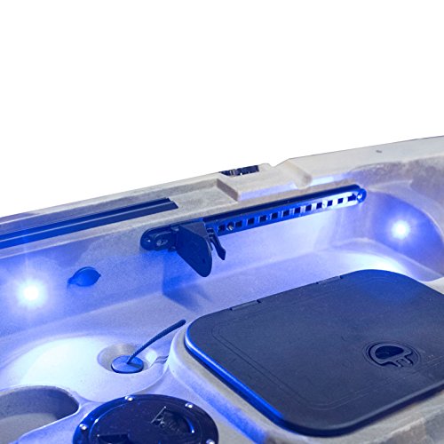 2-Piece Yak-Power Blue LED Button Light Kit for Kayaks - Plug & Play