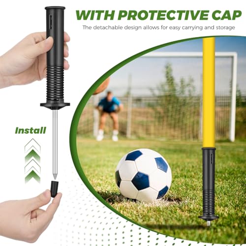 Heavy Duty Soccer Corner Flag Spikes - Agility Training Poles