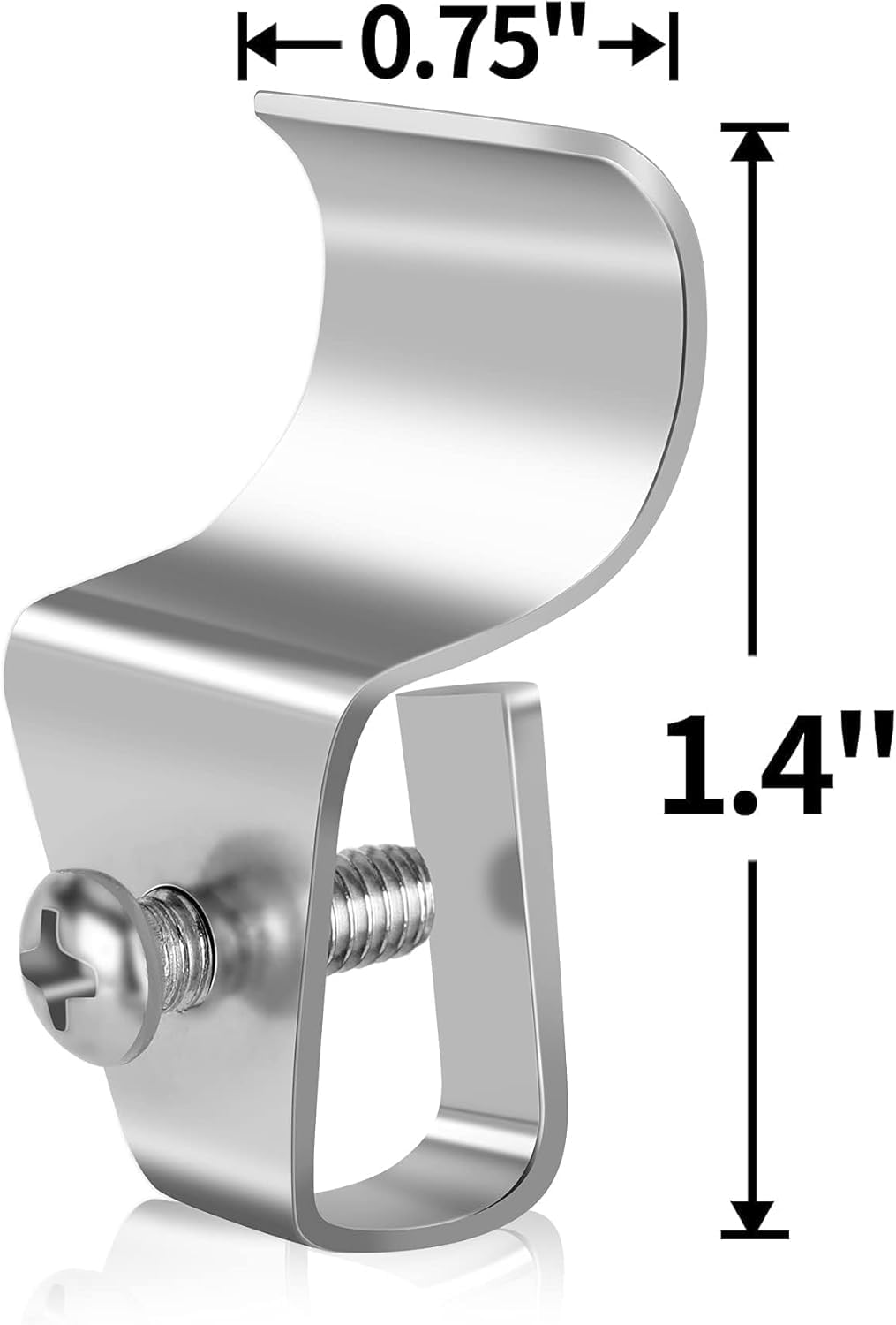 Antimbee Vinyl Siding Clips - 10 Pack Hangers, Upgrade No-Hole Outdoor Camera Mount for Blink, Arlo, Ring - No Damage, No Drilling, Weatherproof 304 Stainless Steel Home Siding Hooks