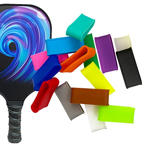 13 Pack Tennis Pickleball Paddles Grip Finishing Rings - A