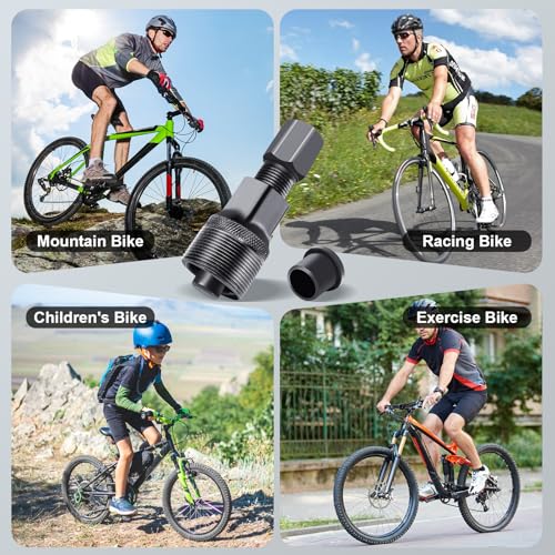 Bike Crank Puller Tool - Premium Carbon Steel for Square Taper & Splined Cranks
