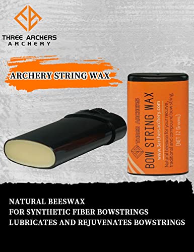 THREE ARCHERS Archery Bowstring Wax Recurve Bow Pure Natural Beeswax