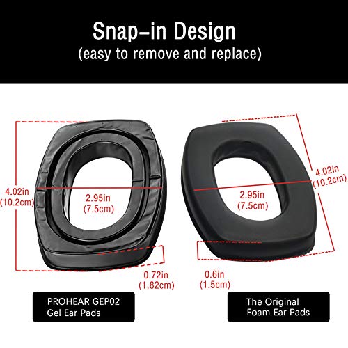 Gel Ear Pads for Howard Leight Earmuffs - 1 Pack