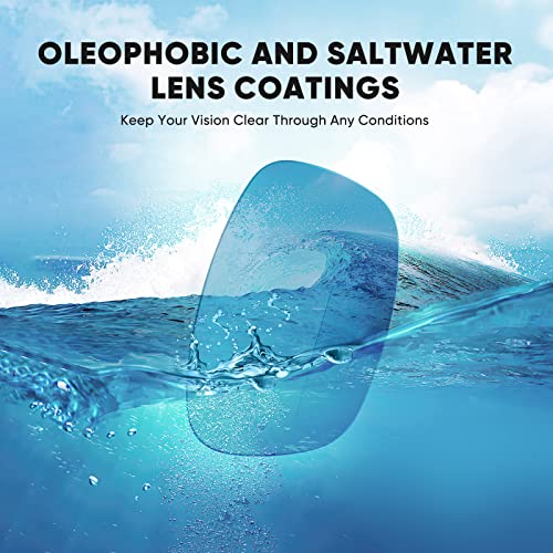 Bifocal Polarized Sunglasses with UV Protection and Oleophobic Coating